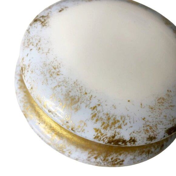 Vintage Limoges France Porcelain Lidded PowderJar Trinket Dish - Picture 3 of 8